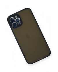 Newface iPhone 12 Pro Kılıf Montreal Silikon Kapak - Lacivert