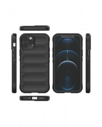 Newface iPhone 12 Pro Kılıf Optimum Silikon - Siyah