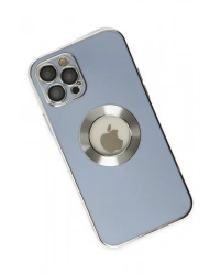 Newface iPhone 12 Pro Kılıf Store Silikon - Sierra Blue