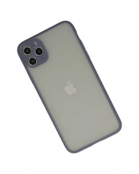 Newface iPhone 12 Pro Max Kılıf Montreal Silikon Kapak - Gri