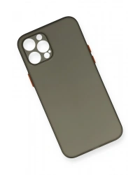 Newface iPhone 12 Pro Max Kılıf PP Ultra İnce Kapak - Gri