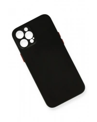 Newface iPhone 12 Pro Max Kılıf PP Ultra İnce Kapak - Siyah