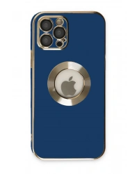 Newface iPhone 12 Pro Max Kılıf Store Silikon - Mavi