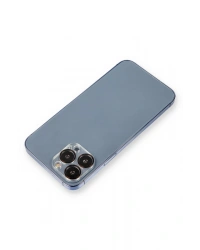 Newface iPhone 12 Pro Max Metal Kamera Lens Koruma Cam - Siyah