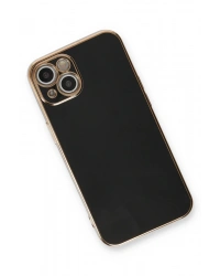 Newface iPhone 13 Kılıf Volet Silikon - Siyah