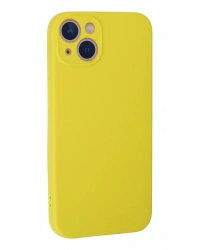 Newface iPhone 13 Mini Kılıf Nano içi Kadife Silikon - Sarı