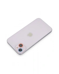 Newface iPhone 13 Mini Renkli Kamera Lens Koruma Cam - Pembe-Mavi