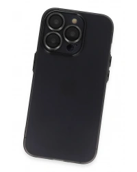 Newface iPhone 13 Pro Kılıf Luko Lens Silikon - Siyah