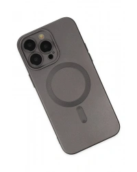 Newface iPhone 13 Pro Kılıf Moshi Lens Magneticsafe Silikon - Füme