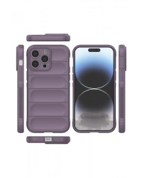 Newface iPhone 13 Pro Kılıf Optimum Silikon - Mor