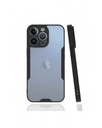 Newface iPhone 13 Pro Kılıf Platin Silikon - Siyah