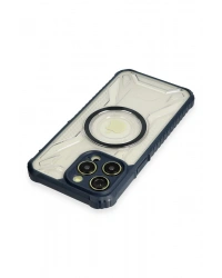 Newface iPhone 13 Pro Kılıf Prag Magneticsafe Kapak - Lacivert