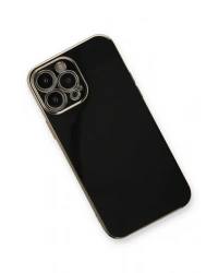 Newface iPhone 13 Pro Kılıf Volet Silikon - Siyah