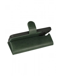 Newface iPhone 13 Pro Max Kılıf Trend S Plus Kapaklı Kılıf - Yeşil