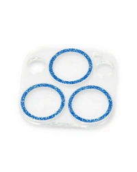 Newface iPhone 13 Pro Max Shine Kamera Lens Koruma Cam - Mavi