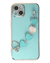 Newface iPhone 14 Kılıf Esila Silikon - Su Yeşili