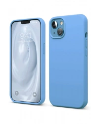 Newface iPhone 14 Kılıf First Silikon - Mavi