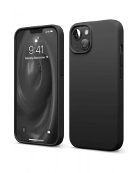 Newface iPhone 14 Kılıf First Silikon - Siyah