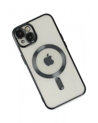 Newface iPhone 14 Kılıf Kross Magneticsafe Kapak - Siyah