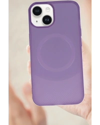 Newface iPhone 14 Kılıf Maya Karbon Kapak - Lacivert