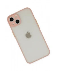 Newface iPhone 14 Kılıf Montreal Silikon Kapak - Pembe