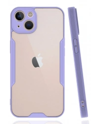 Newface iPhone 14 Kılıf Platin Silikon - Lila