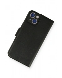 Newface iPhone 14 Kılıf Trend S Plus Kapaklı Kılıf - Siyah