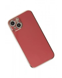 Newface iPhone 14 Kılıf Volet Silikon - Kırmızı