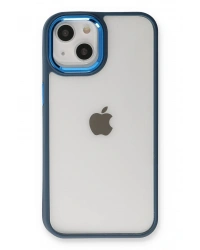 Newface iPhone 14 Plus Kılıf Dora Kapak - Mavi