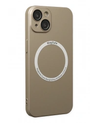 Newface iPhone 14 Plus Kılıf Jack Magneticsafe Lens Silikon - Gold