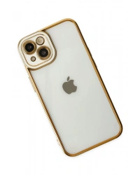 Newface iPhone 14 Plus Kılıf Liva Lens Silikon - Beyaz