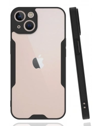 Newface iPhone 14 Plus Kılıf Platin Silikon - Siyah