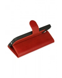 Newface iPhone 14 Plus Kılıf Trend S Plus Kapaklı Kılıf - Kırmızı