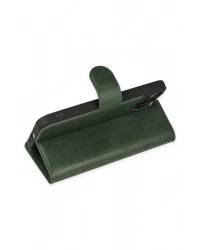 Newface iPhone 14 Plus Kılıf Trend S Plus Kapaklı Kılıf - Yeşil