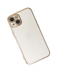 Newface iPhone 14 Plus Kılıf Volet Silikon - Beyaz