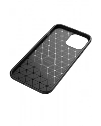 Newface iPhone 14 Pro Kılıf Auto Focus Karbon Kapak - Lacivert