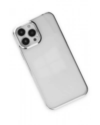 Newface iPhone 14 Pro Kılıf Element Silikon - Gümüş