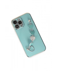 Newface iPhone 14 Pro Kılıf Esila Silikon - Su Yeşili