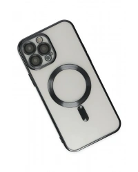 Newface iPhone 14 Pro Kılıf Kross Magneticsafe Kapak - Siyah