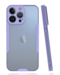 Newface iPhone 14 Pro Kılıf Platin Silikon - Lila