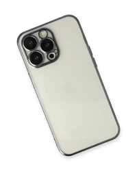 Newface iPhone 14 Pro Kılıf Razer Lensli Silikon - Siyah