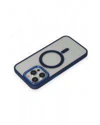 Newface iPhone 14 Pro Kılıf Room Magneticsafe Silikon - Lacivert