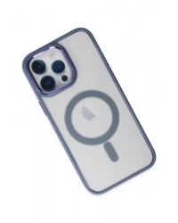 Newface iPhone 14 Pro Kılıf Room Magneticsafe Silikon - Sierra Blue