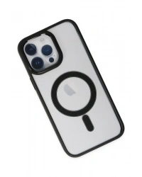 Newface iPhone 14 Pro Kılıf Room Magneticsafe Silikon - Siyah