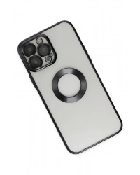 Newface iPhone 14 Pro Kılıf Slot Silikon - Siyah