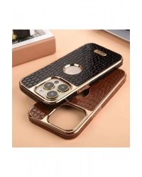 Newface iPhone 14 Pro Kılıf Snake Kapak - Bordo