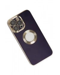 Newface iPhone 14 Pro Kılıf Store Silikon - Derin Mor