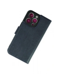 Newface iPhone 14 Pro Kılıf Trend S Plus Kapaklı Kılıf - Lacivert