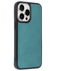 Newface iPhone 14 Pro Max Kılıf Aras Deri Kapak - Açık Yeşil