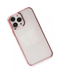 Newface iPhone 14 Pro Max Kılıf Element Silikon - Pembe